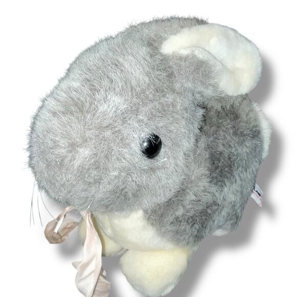 Vintage Windsor Toys Plush Bunny Rabbit Love Land Stuffed Animal Nursery '85 11" - Picture 3 of 11